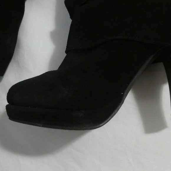 RESTRICTED | size 7.5 | Suede Heeled Boot - Picture 5 of 16